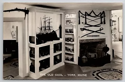 York Maine The Old Gaol RPPC Postcard H24 • $9.95