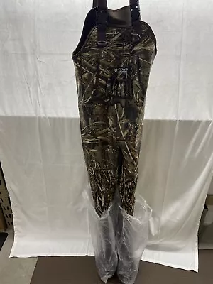 OXYVAN Neoprene Chest Waders W/Boots Realtree MAX5 Camo 600G Thinsulate • $79.99