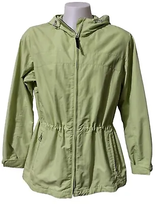 Pacific Trail Women's Size Large Jacket Coat  Windbreaker Pocket Hood Mesh Liner • $16.09