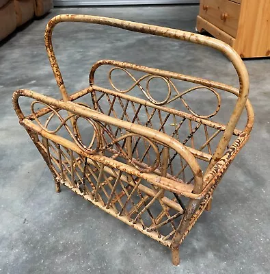 Vintage Bamboo Magazine Rack  • £7.99