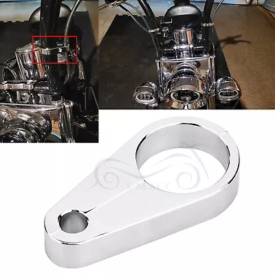 $14.98 • Buy 1.25  Clutch Cable Brake Line Clamp For Harley Sportster 883 Yamaha V Star 650