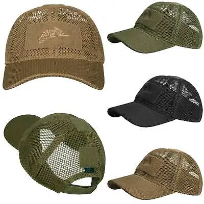 Helikon Tactical Mesh Baseball Cap Military Airsoft Ripstop Breathable One-Size • £13.95