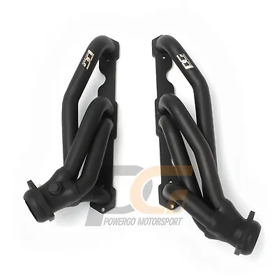 Shorty Headers Black Paint For Chevy GMC 88-95 C1500 K1500 305 350 5.0L 5.7L V8 • $170.39