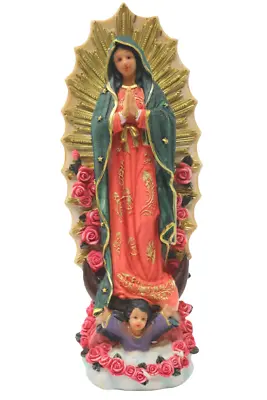 Virgen Maria De Guadalupe 10  Resin Statue 1314-10 New • $27.99