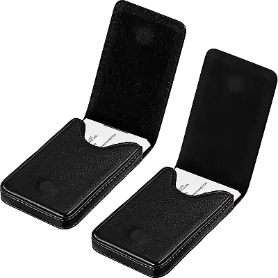 Outus 2 Pieces Business Card Holder Business Card Wallet PU Leather Business Ca • $14.70