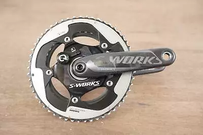 167.5mm 53/39T BB30 Specialized S-WORKS Quarq Power Meter Crankset 683g • $355.99