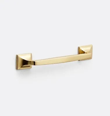 Arched Mission Drawer Pull 4  - Aged Brass By Rejuvenation • $9.99