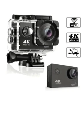 £32.99 • Buy 4k Action Camera 16 Megapixel Underwater Waterproof Camera