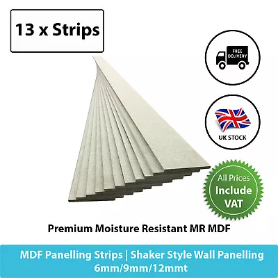 MDF Panelling Strips  Panelling Kit  Shaker Style Wall MR Panelling Shaker Wall • £35.99