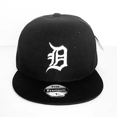$11.96 • Buy NEW Mens Detroit Tigers Baseball Cap Fitted Hat Multi Size Black