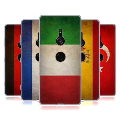 $9.85 • Buy Head Case Designs Grunge Country Flags 2 Soft Gel Case For Sony Phones 1