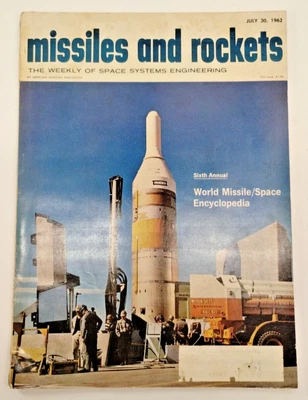 $24.99 • Buy July 30, 1962 - MISSILES AND ROCKETS Magazine