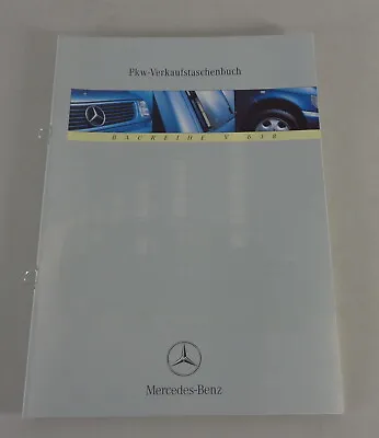 Sale Paperback Mercedes Benz Vito / V Class Series V 638 Stand 03/1999 • $21.20