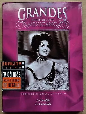 MARIA FELIX: 2 Original DVD: La Cucaracha La Bandida • $29.99