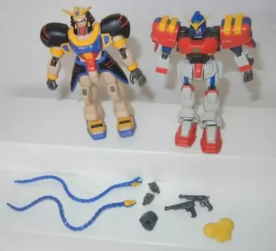 Bandai MSiA Battle Mobile Fighter G Mummy & Maxter Gundam Action Figure Lot • $46.95