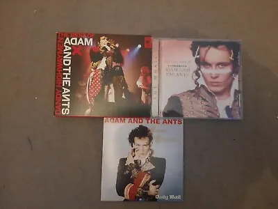 Adam Ant Cd Bundle. Best Of Double Cd Set. Prince Charming Daily Mail Promo Cd. • £6.99