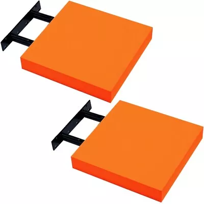 2 Small Square Floating Shelves Wall Shelf Thick High Quality 15kg! Kitchen Kids • £11.95