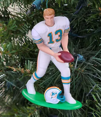 Dan Marino Miami Dolphins Football NFL Xmas Tree Ornament Holiday Vtg JERSEY #13 • $10.98