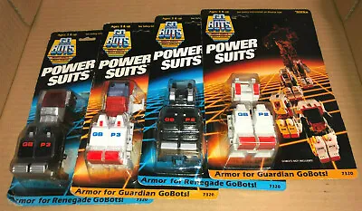 Vintage Gobots 4 Armor Power Suit Renegade Guardian Go Bots Machine Robo Toy 80s • $169.99