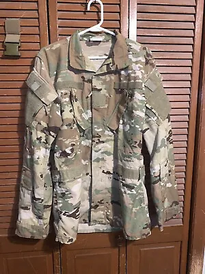 US Army USAF OCP Multicam Flight Jacket Combat Aircrew Coat Size Medium Long • $30