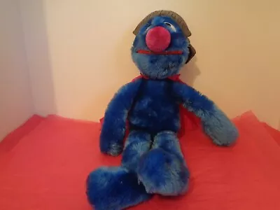 Vintage Applause Sesame Street Super Grover Plush 16  With Cape Stuffed • $15