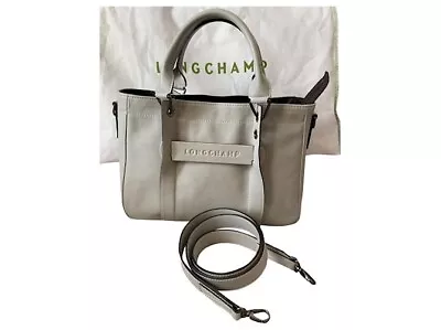 Excellent Condition Longchamp 3D Small Tote Bag Grey • $350