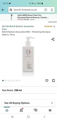 Hair Thickening Shampoo For Men • £10