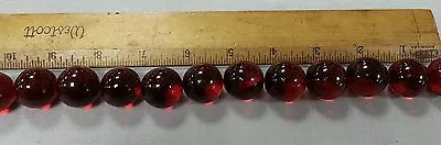 12X Lot Vintage/Antique Amber/red Glass Aggots/marbles • $9.99