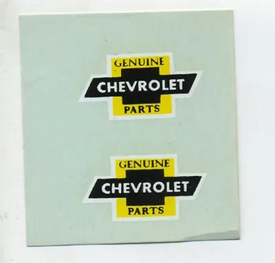 $14.97 • Buy Vtg Chevrolet Water Decal Parts Window Hot Rod Drag Race Speed Shop Dragster