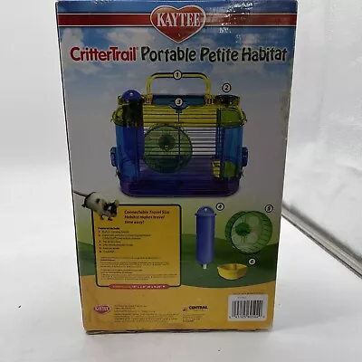 Kaytee CritterTrail Portable Petite Habitat Hamster Gerbils Mice • $24.95