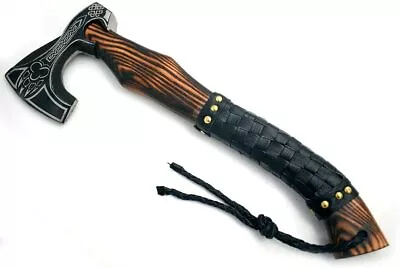 Medieval Warrior Battle Ready High Carbon Steel 18  Tomahawk Viking Axe W/ Case • $79.99