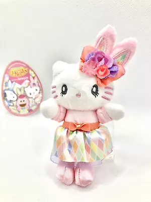 HELLO KITTY USJ Plush Keychain Easter Bunny 2024 W/limited Sticker KAWAII JAPAN • $30