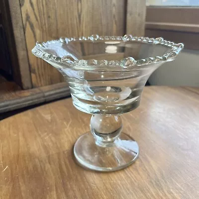 Vintage Paden City Depression Glass 6  Pedestal Compote Dish 1930 • $18