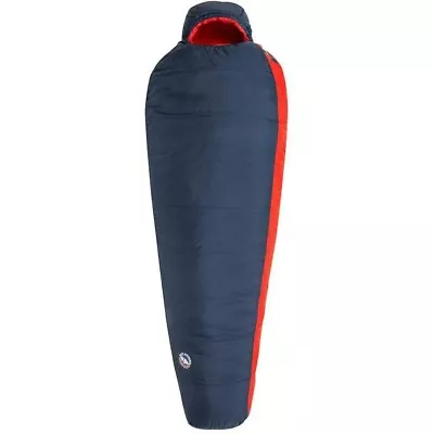 Big Agnes Husted 20 Sleeping Bag Navy/Red Long - Left Zip • $39.99