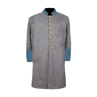 US Civil War Confederate Officer's Infantry Single Breast Frock Coat All Sizes. • $179.99