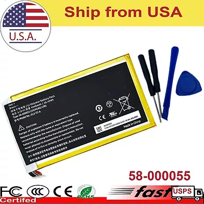 New Battery 26S1005 58-000055 For Amazon Kindle Fire HD 7  3rd Gen P48WVB4 • $10.55