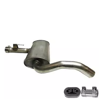 Stainless Steel Exhaust Muffler Resonator With Hanger Fits: 97-02 VW Cabrio 2.0L • $84.74