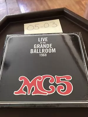 MC5 - Live At The Grande Ballroom 1968 - CD - **Sealed New** • $35