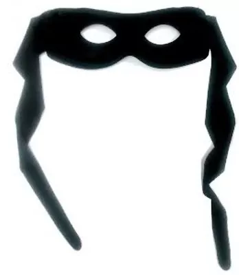 $5.95 • Buy Black Masquerade Half Zorro Bandit Superhero Ninja Lone Ranger Costume Eye Mask