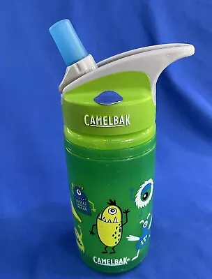 Camelbak EDDY+ KIDS 14oz Water Bottle Monsters/ Aliens Green BPA Free • $10