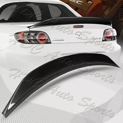 For 2004-2011 Mazda RX-8 RX8 Real Carbon Fiber Rear Trunk Duckbill Spoiler Wing • $169.99