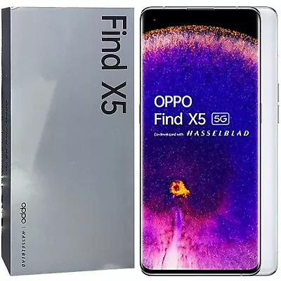 BNIB OPPO Find X5 Dual-SIM 256GB + 8GB White Factory Unlocked 5G OEM • $1061.50