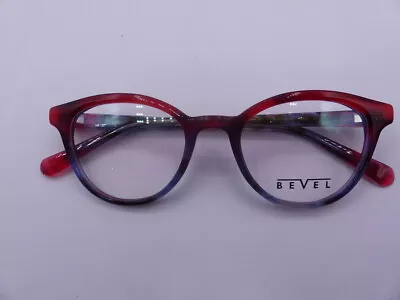 Bevel 3722 Machu Picchu Red Blue Grey Smoke Gradient Eyeglasses Frames 47-19-135 • $299.99