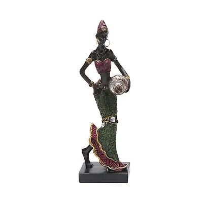 African Women Sculpture Lady Figurine Statue Decor Women Figure Girls  • $17.74