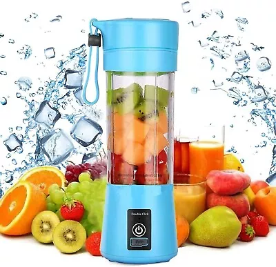 Portable Blender Juicer Cup USB Rechargeable Smoothies Mixer Fruit Machine • $15.99