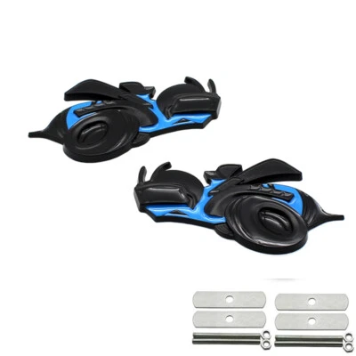$19.95 • Buy 1 Pair Black Blue Emblem Car Scat Pack Super Bee Front Grille Badge
