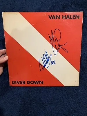 Van Halen Signed Diver Down Album Eddie Van Halen Michael Anthony JSA LOA • $1749.50