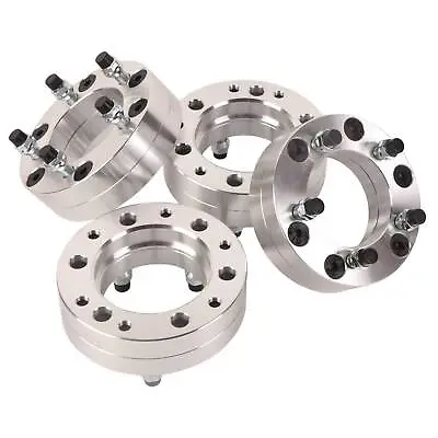 4x 6x5.5 To 5x5 Wheel Adapters 2'' Use 5 Lug Wheels On 6 Lug Trucks M14x1.5 • $153.99