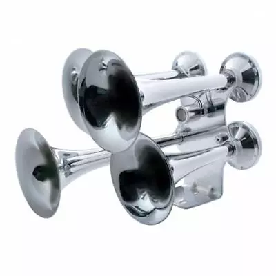 United Pacific 46130 4 Trumpet Chrome Train Horn Standard Duty • $179.99