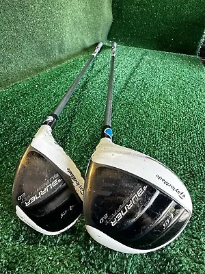 FAIR LADIES! Taylormade BURNER SUPERFAST 2.0 3 Wood & 4 Hybrid Pair~NEW GRIPS • $20